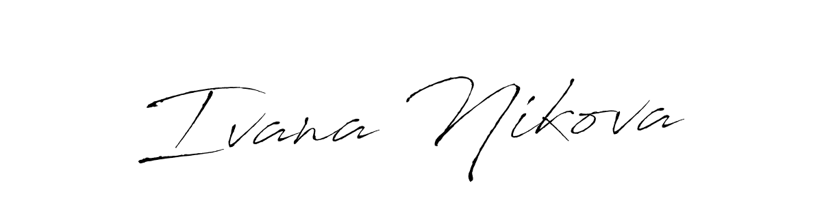 Make a short Ivana Nikova signature style. Manage your documents anywhere anytime using Antro_Vectra. Create and add eSignatures, submit forms, share and send files easily. Ivana Nikova signature style 6 images and pictures png