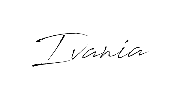 Make a beautiful signature design for name Ivania. Use this online signature maker to create a handwritten signature for free. Ivania signature style 6 images and pictures png