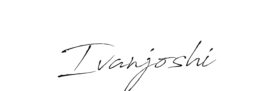 How to make Ivanjoshi name signature. Use Antro_Vectra style for creating short signs online. This is the latest handwritten sign. Ivanjoshi signature style 6 images and pictures png