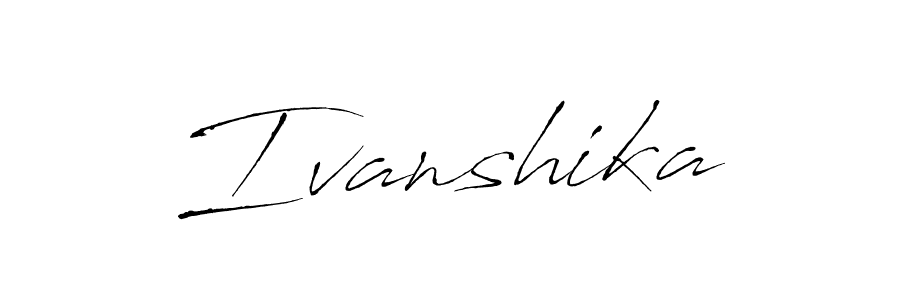 The best way (Antro_Vectra) to make a short signature is to pick only two or three words in your name. The name Ivanshika include a total of six letters. For converting this name. Ivanshika signature style 6 images and pictures png