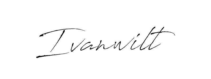 Ivanwilt stylish signature style. Best Handwritten Sign (Antro_Vectra) for my name. Handwritten Signature Collection Ideas for my name Ivanwilt. Ivanwilt signature style 6 images and pictures png