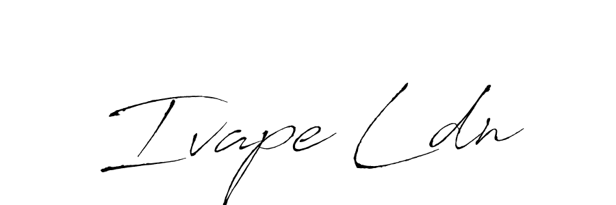 if you are searching for the best signature style for your name Ivape Ldn. so please give up your signature search. here we have designed multiple signature styles  using Antro_Vectra. Ivape Ldn signature style 6 images and pictures png