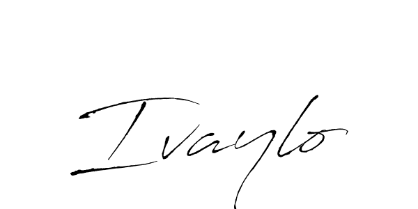 Ivaylo stylish signature style. Best Handwritten Sign (Antro_Vectra) for my name. Handwritten Signature Collection Ideas for my name Ivaylo. Ivaylo signature style 6 images and pictures png