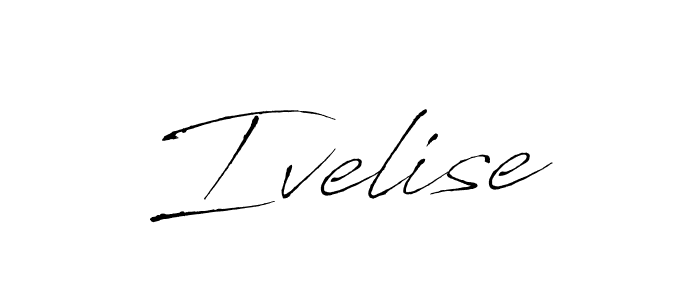 How to make Ivelise name signature. Use Antro_Vectra style for creating short signs online. This is the latest handwritten sign. Ivelise signature style 6 images and pictures png