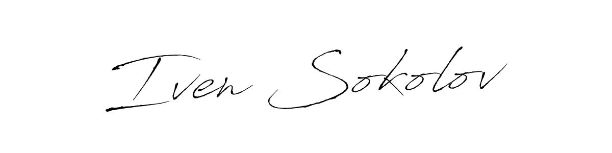 The best way (Antro_Vectra) to make a short signature is to pick only two or three words in your name. The name Iven Sokolov include a total of six letters. For converting this name. Iven Sokolov signature style 6 images and pictures png