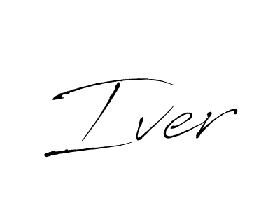 How to make Iver signature? Antro_Vectra is a professional autograph style. Create handwritten signature for Iver name. Iver signature style 6 images and pictures png