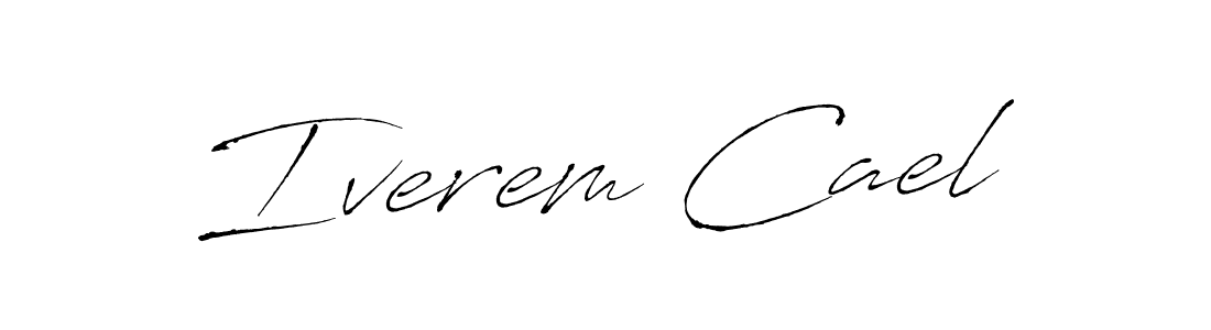 See photos of Iverem Cael official signature by Spectra . Check more albums & portfolios. Read reviews & check more about Antro_Vectra font. Iverem Cael signature style 6 images and pictures png