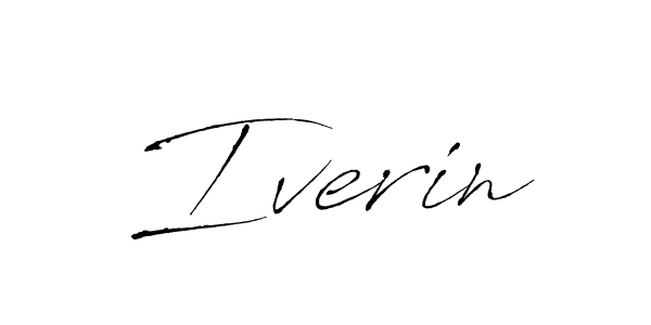 Make a beautiful signature design for name Iverin. Use this online signature maker to create a handwritten signature for free. Iverin signature style 6 images and pictures png