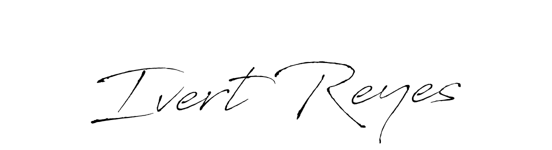 The best way (Antro_Vectra) to make a short signature is to pick only two or three words in your name. The name Ivert Reyes include a total of six letters. For converting this name. Ivert Reyes signature style 6 images and pictures png