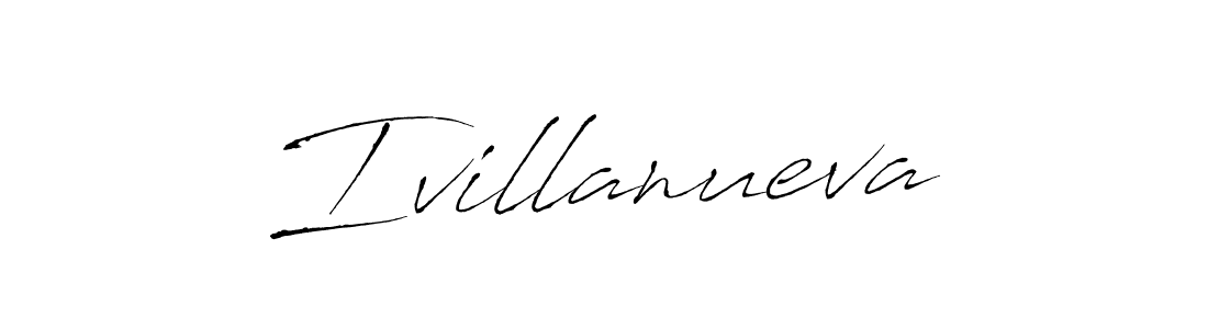 Make a beautiful signature design for name Ivillanueva. With this signature (Antro_Vectra) style, you can create a handwritten signature for free. Ivillanueva signature style 6 images and pictures png