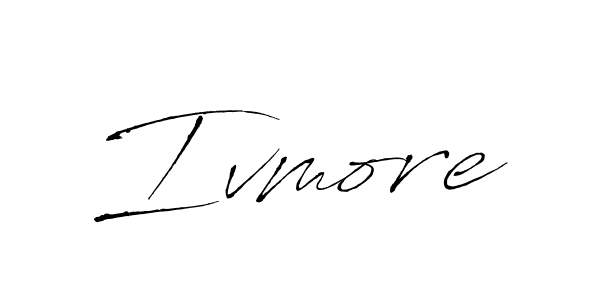 Also You can easily find your signature by using the search form. We will create Ivmore name handwritten signature images for you free of cost using Antro_Vectra sign style. Ivmore signature style 6 images and pictures png