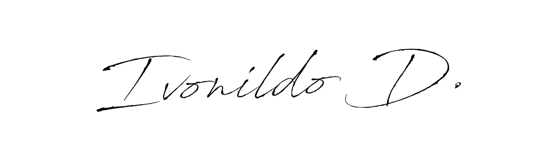 See photos of Ivonildo D. official signature by Spectra . Check more albums & portfolios. Read reviews & check more about Antro_Vectra font. Ivonildo D. signature style 6 images and pictures png