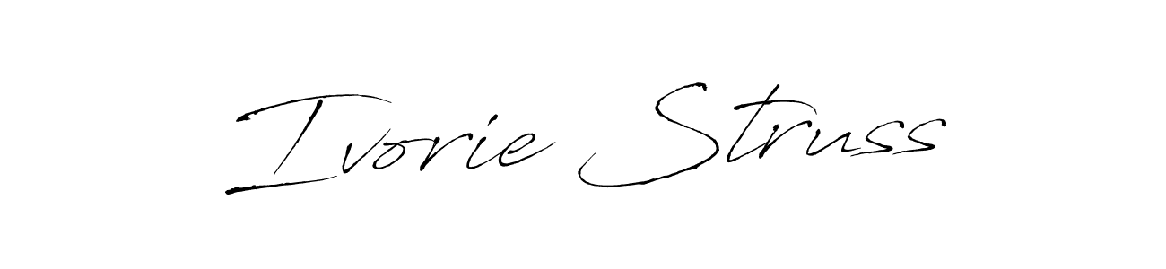 Use a signature maker to create a handwritten signature online. With this signature software, you can design (Antro_Vectra) your own signature for name Ivorie Struss. Ivorie Struss signature style 6 images and pictures png