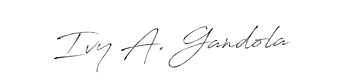 Make a beautiful signature design for name Ivy A. Gandola. Use this online signature maker to create a handwritten signature for free. Ivy A. Gandola signature style 6 images and pictures png