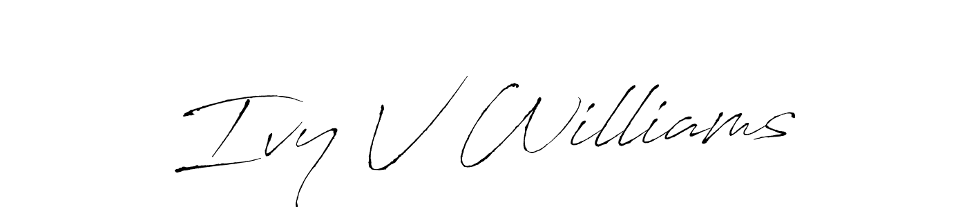 You can use this online signature creator to create a handwritten signature for the name Ivy V Williams. This is the best online autograph maker. Ivy V Williams signature style 6 images and pictures png