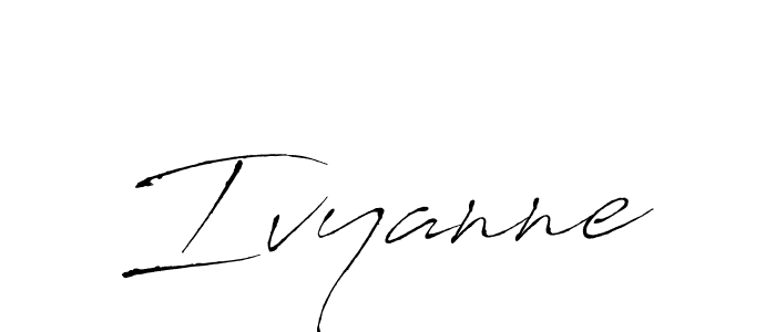Antro_Vectra is a professional signature style that is perfect for those who want to add a touch of class to their signature. It is also a great choice for those who want to make their signature more unique. Get Ivyanne name to fancy signature for free. Ivyanne signature style 6 images and pictures png