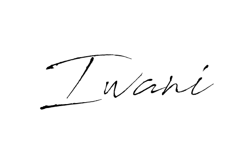 You should practise on your own different ways (Antro_Vectra) to write your name (Iwani) in signature. don't let someone else do it for you. Iwani signature style 6 images and pictures png