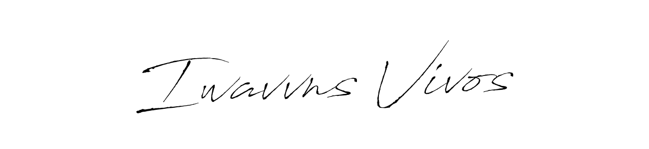 Iwavvns Vivos stylish signature style. Best Handwritten Sign (Antro_Vectra) for my name. Handwritten Signature Collection Ideas for my name Iwavvns Vivos. Iwavvns Vivos signature style 6 images and pictures png