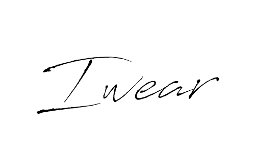 Create a beautiful signature design for name Iwear. With this signature (Antro_Vectra) fonts, you can make a handwritten signature for free. Iwear signature style 6 images and pictures png