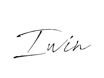 The best way (Antro_Vectra) to make a short signature is to pick only two or three words in your name. The name Iwin include a total of six letters. For converting this name. Iwin signature style 6 images and pictures png