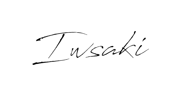The best way (Antro_Vectra) to make a short signature is to pick only two or three words in your name. The name Iwsaki include a total of six letters. For converting this name. Iwsaki signature style 6 images and pictures png