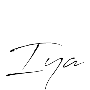 You should practise on your own different ways (Antro_Vectra) to write your name (Iya) in signature. don't let someone else do it for you. Iya signature style 6 images and pictures png