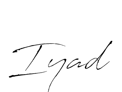 Create a beautiful signature design for name Iyad. With this signature (Antro_Vectra) fonts, you can make a handwritten signature for free. Iyad signature style 6 images and pictures png