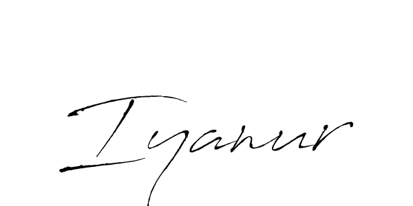 The best way (Antro_Vectra) to make a short signature is to pick only two or three words in your name. The name Iyanur include a total of six letters. For converting this name. Iyanur signature style 6 images and pictures png