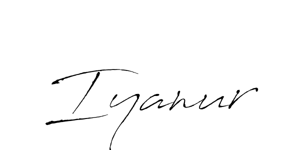 The best way (Antro_Vectra) to make a short signature is to pick only two or three words in your name. The name Iyanur include a total of six letters. For converting this name. Iyanur signature style 6 images and pictures png