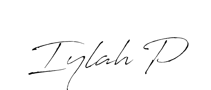 if you are searching for the best signature style for your name Iylah P. so please give up your signature search. here we have designed multiple signature styles  using Antro_Vectra. Iylah P signature style 6 images and pictures png