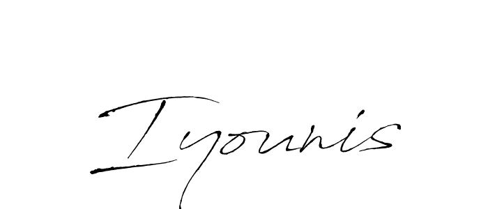 How to Draw Iyounis signature style? Antro_Vectra is a latest design signature styles for name Iyounis. Iyounis signature style 6 images and pictures png