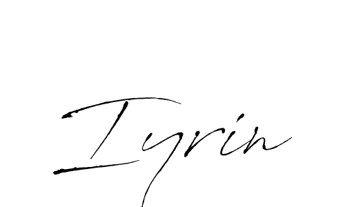 Also we have Iyrin name is the best signature style. Create professional handwritten signature collection using Antro_Vectra autograph style. Iyrin signature style 6 images and pictures png