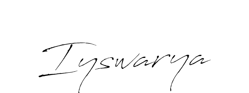 Use a signature maker to create a handwritten signature online. With this signature software, you can design (Antro_Vectra) your own signature for name Iyswarya. Iyswarya signature style 6 images and pictures png
