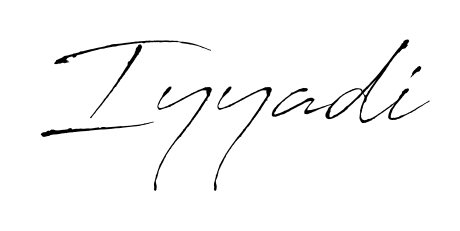 Master the art of signing with Iyyadi written in fluent Antro_Vectra script. A great template to practice and refine your handwriting. Iyyadi signature style 6 images and pictures png