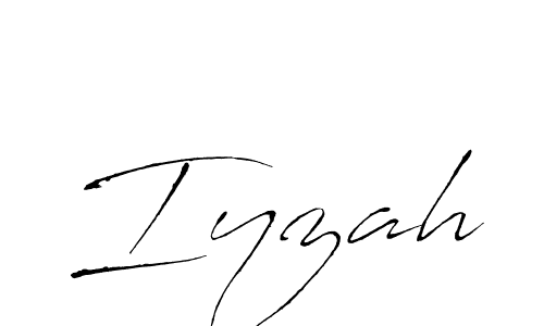 You should practise on your own different ways (Antro_Vectra) to write your name (Iyzah) in signature. don't let someone else do it for you. Iyzah signature style 6 images and pictures png