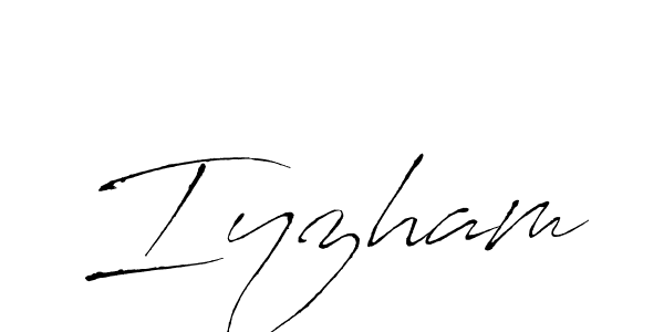 Make a beautiful signature design for name Iyzham. Use this online signature maker to create a handwritten signature for free. Iyzham signature style 6 images and pictures png