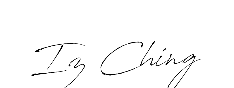 Also You can easily find your signature by using the search form. We will create Iz Ching name handwritten signature images for you free of cost using Antro_Vectra sign style. Iz Ching signature style 6 images and pictures png