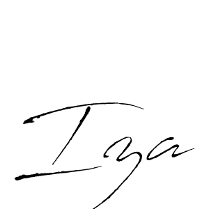 It looks lik you need a new signature style for name Iza. Design unique handwritten (Antro_Vectra) signature with our free signature maker in just a few clicks. Iza signature style 6 images and pictures png