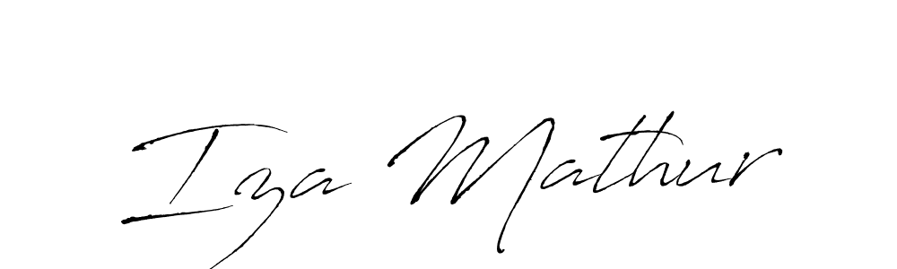 How to Draw Iza Mathur signature style? Antro_Vectra is a latest design signature styles for name Iza Mathur. Iza Mathur signature style 6 images and pictures png