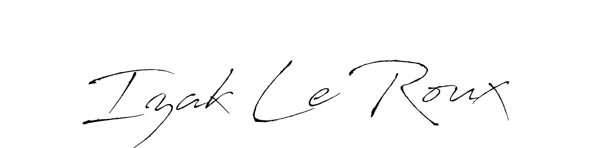 You should practise on your own different ways (Antro_Vectra) to write your name (Izak Le Roux) in signature. don't let someone else do it for you. Izak Le Roux signature style 6 images and pictures png