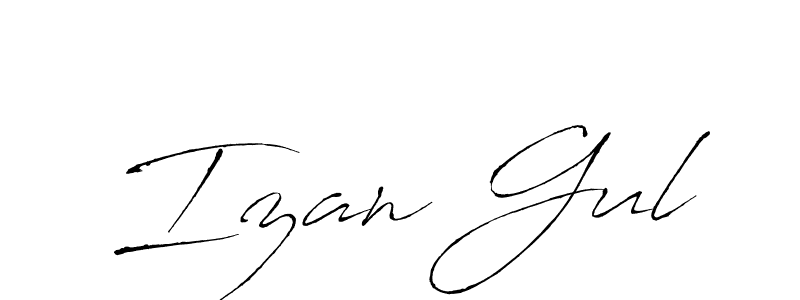if you are searching for the best signature style for your name Izan Gul. so please give up your signature search. here we have designed multiple signature styles  using Antro_Vectra. Izan Gul signature style 6 images and pictures png