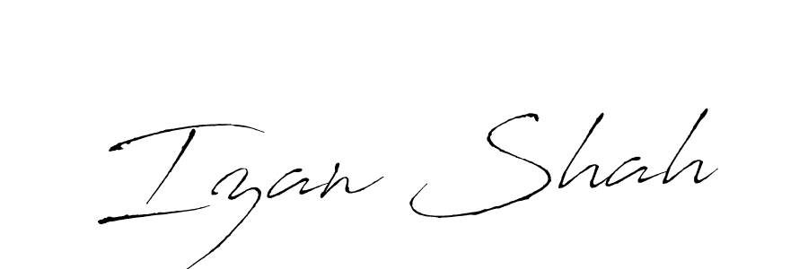 Izan Shah stylish signature style. Best Handwritten Sign (Antro_Vectra) for my name. Handwritten Signature Collection Ideas for my name Izan Shah. Izan Shah signature style 6 images and pictures png