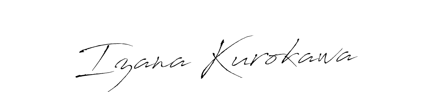 How to make Izana Kurokawa name signature. Use Antro_Vectra style for creating short signs online. This is the latest handwritten sign. Izana Kurokawa signature style 6 images and pictures png