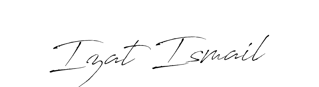 You should practise on your own different ways (Antro_Vectra) to write your name (Izat Ismail) in signature. don't let someone else do it for you. Izat Ismail signature style 6 images and pictures png