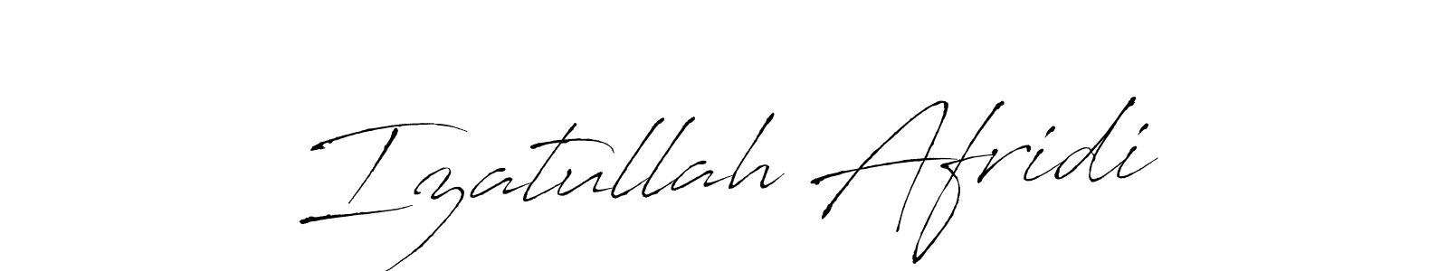 Also we have Izatullah Afridi name is the best signature style. Create professional handwritten signature collection using Antro_Vectra autograph style. Izatullah Afridi signature style 6 images and pictures png