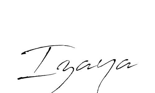 Make a beautiful signature design for name Izaya. With this signature (Antro_Vectra) style, you can create a handwritten signature for free. Izaya signature style 6 images and pictures png