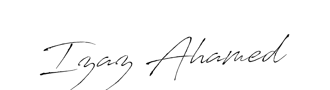 Make a beautiful signature design for name Izaz Ahamed. With this signature (Antro_Vectra) style, you can create a handwritten signature for free. Izaz Ahamed signature style 6 images and pictures png