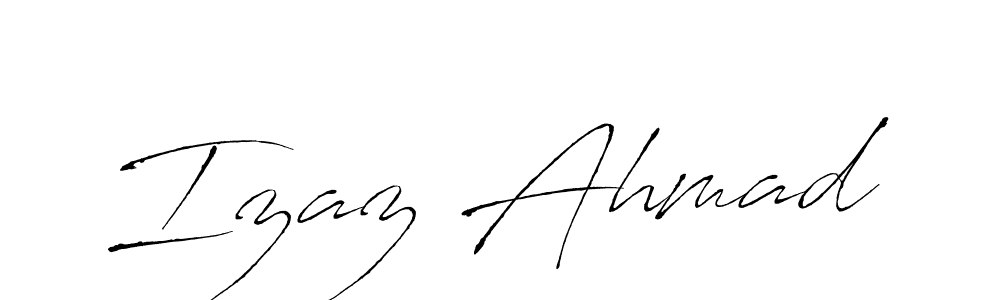 This is the best signature style for the Izaz Ahmad name. Also you like these signature font (Antro_Vectra). Mix name signature. Izaz Ahmad signature style 6 images and pictures png