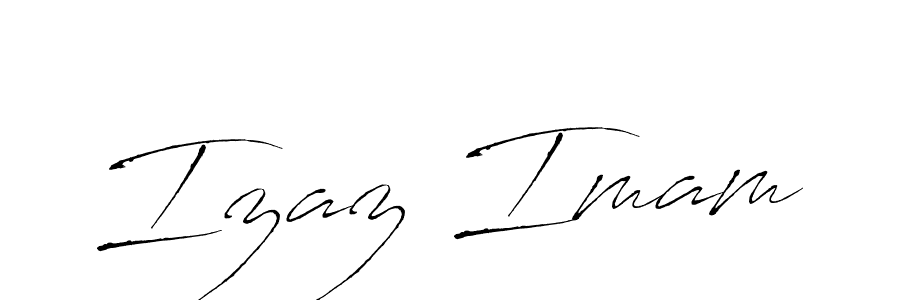 Design your own signature with our free online signature maker. With this signature software, you can create a handwritten (Antro_Vectra) signature for name Izaz Imam. Izaz Imam signature style 6 images and pictures png