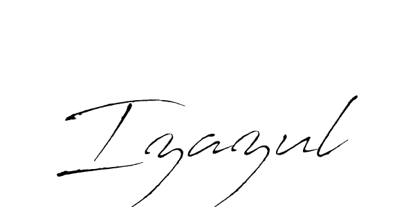 Also You can easily find your signature by using the search form. We will create Izazul name handwritten signature images for you free of cost using Antro_Vectra sign style. Izazul signature style 6 images and pictures png